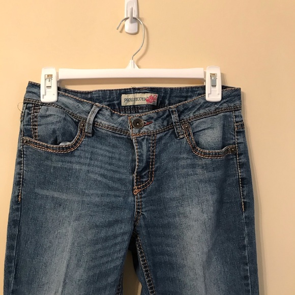 Paris Blue Faded Bootcut Jeans - Picture 2 of 5